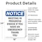 Signmission Meeting In Progress Knock If You, 18 in W x Rectangle, Plastic OS-2PACK-NS-P-1824-V-14198 - alternate 2